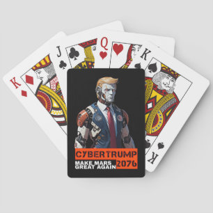 CyberTrump 2076 Mars wieder großartig machen Spielkarten