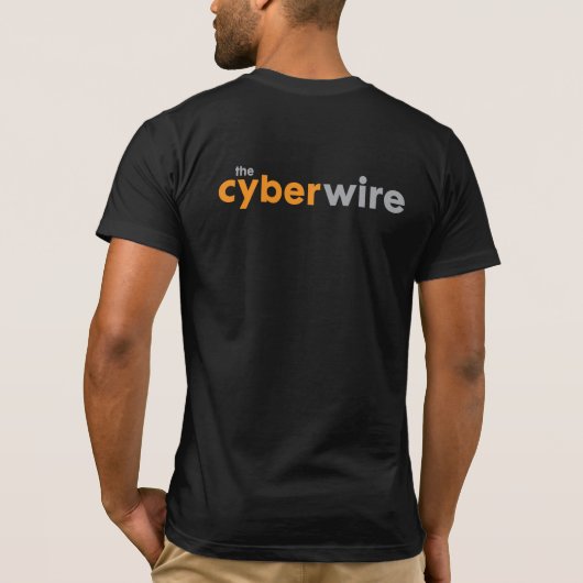 CyberWire Medium-Crew-T-Shirt T-Shirt (Rückseite)