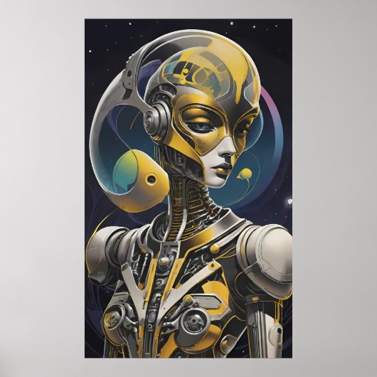 Cybille Ken Gage Cyborg Sci-Fi Poster (Vorne)