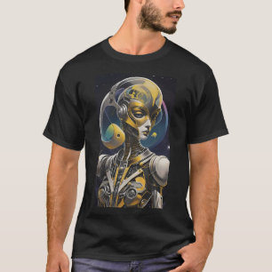 Cybille Ken Gage Cyborg Sci-Fi T-Shirt