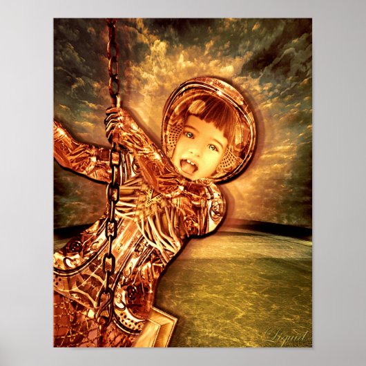 Cyborg Alice Print Poster (Vorne)