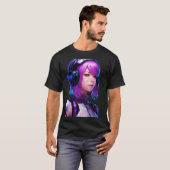Cyborg-Animationsart T-Shirt (Vorne ganz)