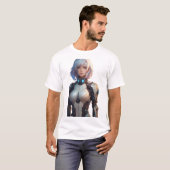 Cyborg-Animationsart T-Shirt (Vorne ganz)