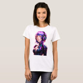Cyborg-Animationsart T-Shirt (Vorne ganz)
