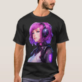 Cyborg-Animationsart T-Shirt (Vorderseite)