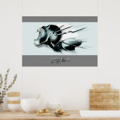 Cyborg Ape Poster (Küche)