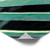 Cyborg bei der Operation der digitalen Kunst Poster (Ecke)