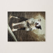 Cyborg Border Collie Jigsaw Puzzle (Horizontal)