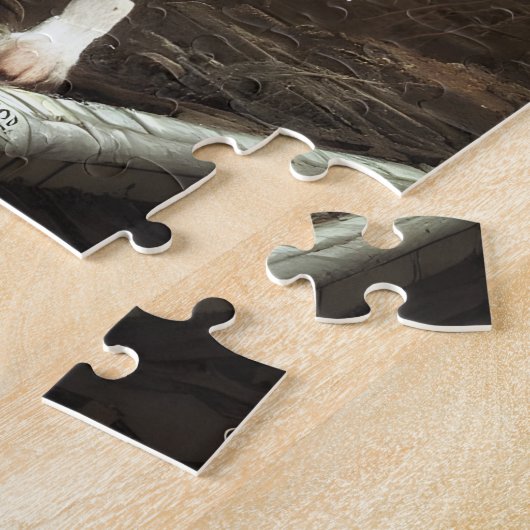 Cyborg Border Collie Jigsaw Puzzle (Seite)