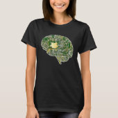 Cyborg Cybernetic Brain T-Shirt (Vorderseite)
