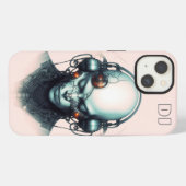 Cyborg Cyberpunk Dj iPhone Hülle (Rückseite (Horizontal))