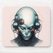 Cyborg Cyberpunk Dj Mousepad (Vorne)