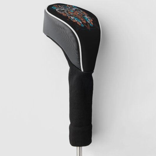Cyborg-Evolution Golf Headcover (angewinkelt)