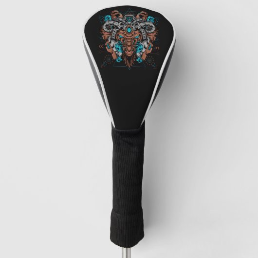 Cyborg-Evolution Golf Headcover (Vorderseite)
