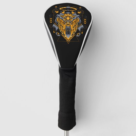 Cyborg-Evolution Golf Headcover (Vorderseite)