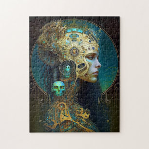 Cyborg Fantasy Fantasy Fantastische Kunst Jigsaw P Puzzle