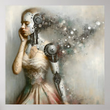Cyborg Female Ai Art