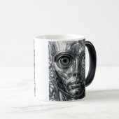 Cyborg Futuriste Verwandlungstasse (VorderseiteRechts)