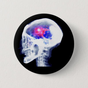 Cyborg-Gehirn Button