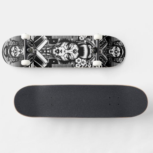 Cyborg Geisha Skateboard (Horizontal)
