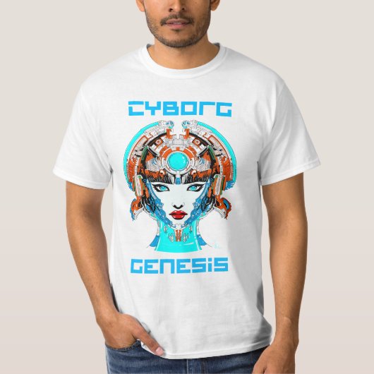 Cyborg Genesis: Das Erwachen T-Shirt (Vorderseite)