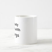 Cyborg-Geschäft Kaffeetasse (Mittel)