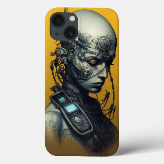 Cyborg Girl Cool Teen Case-Mate iPhone Hülle (Rückseite)