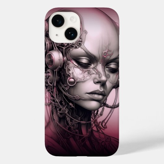 Cyborg Girl Cool Teen Case-Mate iPhone Hülle (Rückseite)