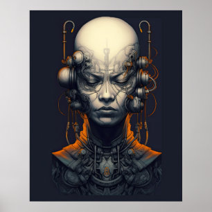 Cyborg Girl Dreamer Teen Poster