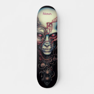 Cyborg Girl Fantastisches künstlerisches Design Skateboard
