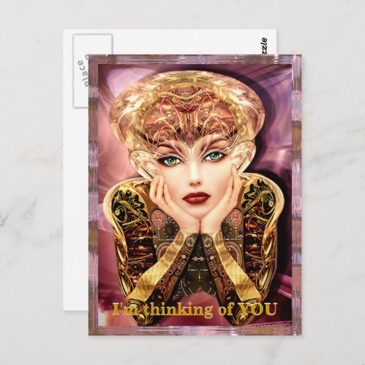 Cyborg-Installation individuell anpassbare Postkar Postkarte (Vorne/Hinten)