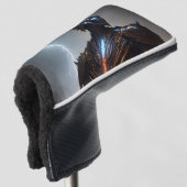 Cyborg-Krieger Golf Headcover (3/4 Vorderseite)