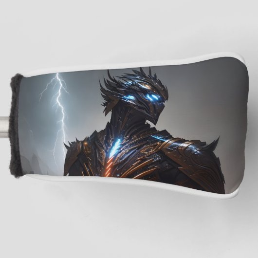 Cyborg-Krieger Golf Headcover (Vorderseite)