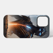 Cyborg-Krieger iPhone Hülle (Rückseite (Horizontal))