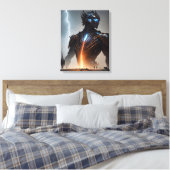 Cyborg-Krieger Leinwanddruck (Insitu (Schlafzimmer))