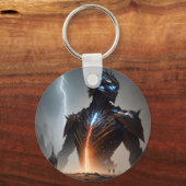 Cyborg-Krieger Schlüsselanhänger (Rückseite)