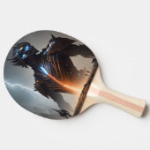 Cyborg-Krieger Tischtennis Schläger (Seitenansicht)