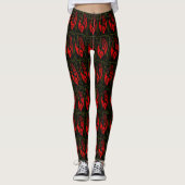 Cyborg Legs Cosplay Pattern Leggings (Vorderseite)