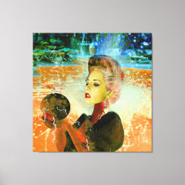 Cyborg Leinwanddruck