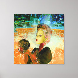 Cyborg Leinwanddruck