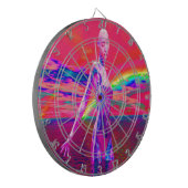 Cyborg Mask Dartscheibe (Vorderseite Links)