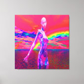 Cyborg Mask Leinwanddruck (Vorderseite)