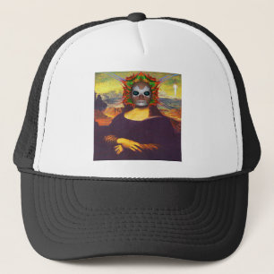 Cyborg Mona Lisa Truckerkappe