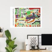 Cyborg Mutant Gentleman Poster (Heimbüro)