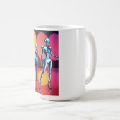 Cyborg Party Girls III Kaffeetasse (VorderseiteRechts)