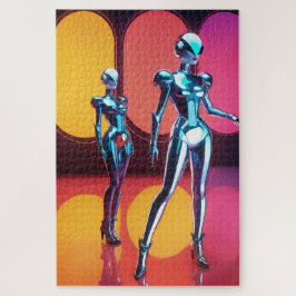 Cyborg Party Girls III Puzzle