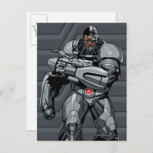 Cyborg Postkarte (Vorne/Hinten)