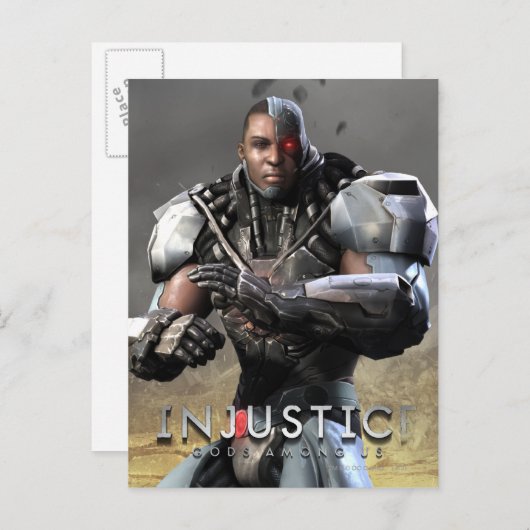 Cyborg Postkarte (Vorne/Hinten)