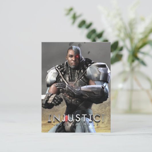 Cyborg Postkarte (Stehend Vorderseite)