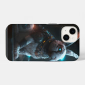Cyborg Rabbit iPhone Hülle (Rückseite (Horizontal))